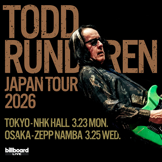 Billboard Live presents Todd Rundgren Japan Tour 2026