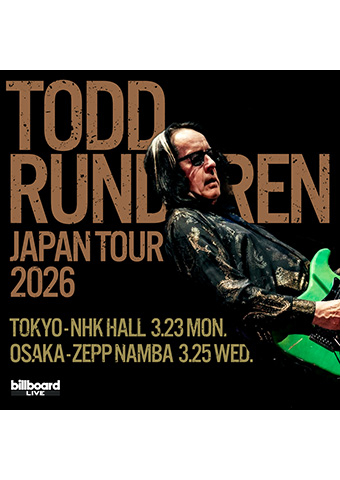 Billboard Live presents Todd Rundgren Japan Tour 2026