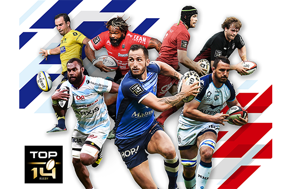 ラグビー世界最高峰 フランスリーグ TOP14 上位チームの試合を中心に毎節2試合放