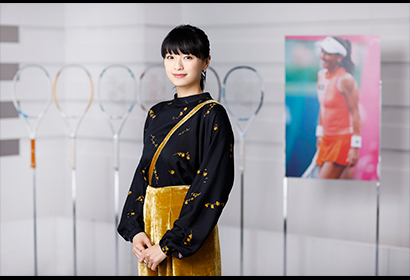 「WOWOWテニススペシャル 伊達公子～偉大なる挑戦の軌跡～」	榮倉奈々さんがナビゲーターに決定！